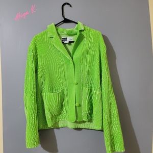 Neon Green Blazer